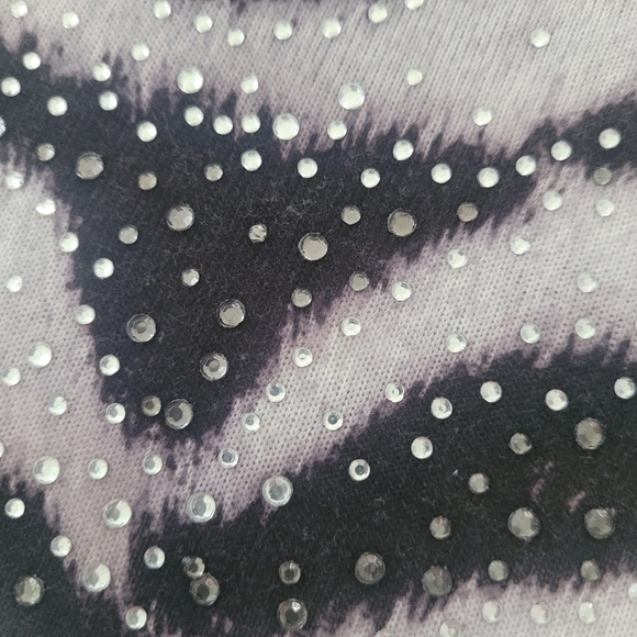 🍬RETRO APPAREL Off Shoulder Animal Print Tunic Size Medium - Picture 4 of 6